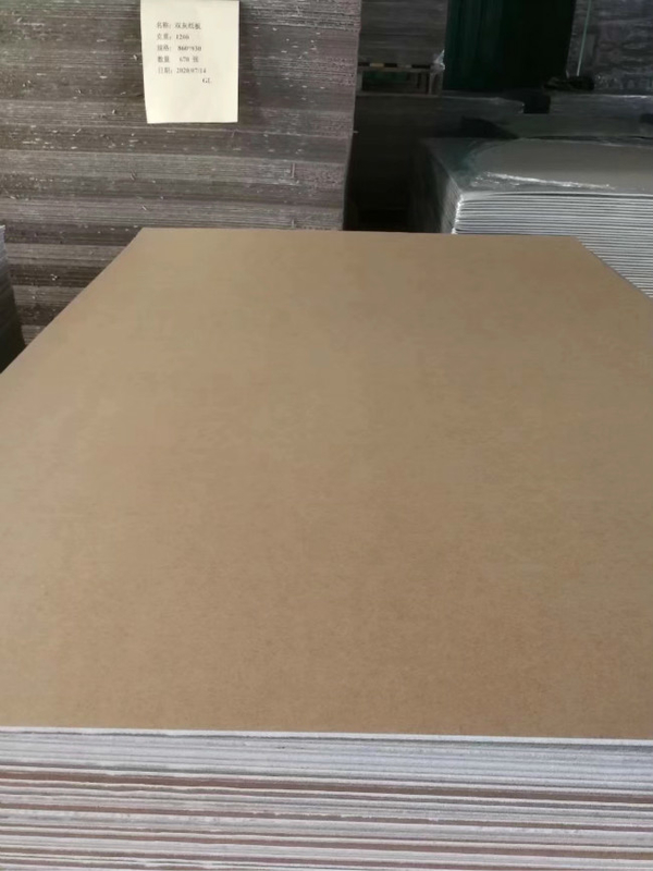 550gsm 600gsm 650gsm Duplex Board Grey Back For Shoes Box