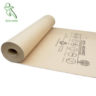 Papel impermeable de protección temporal para suelos resistente a impactos para proyectos de construcción